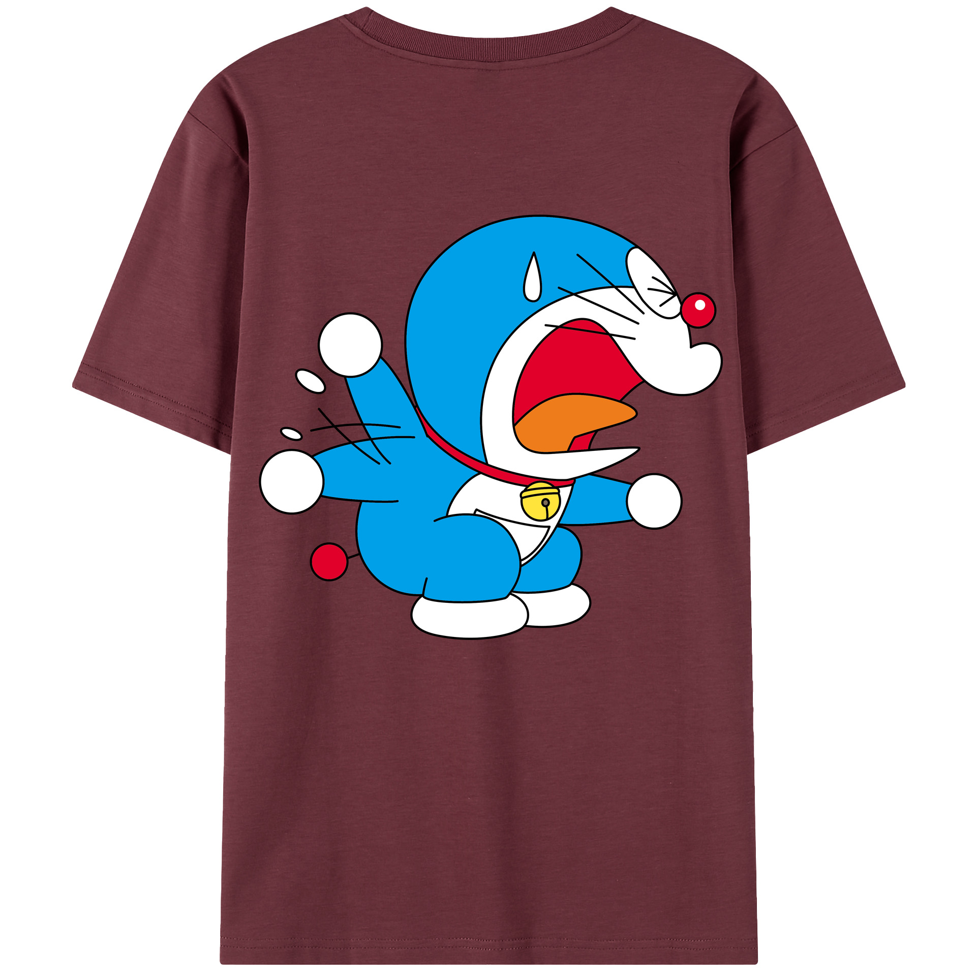 （画像用） ドラえもん Doraemon 綿100％半袖Tシャツ（背面プリント）